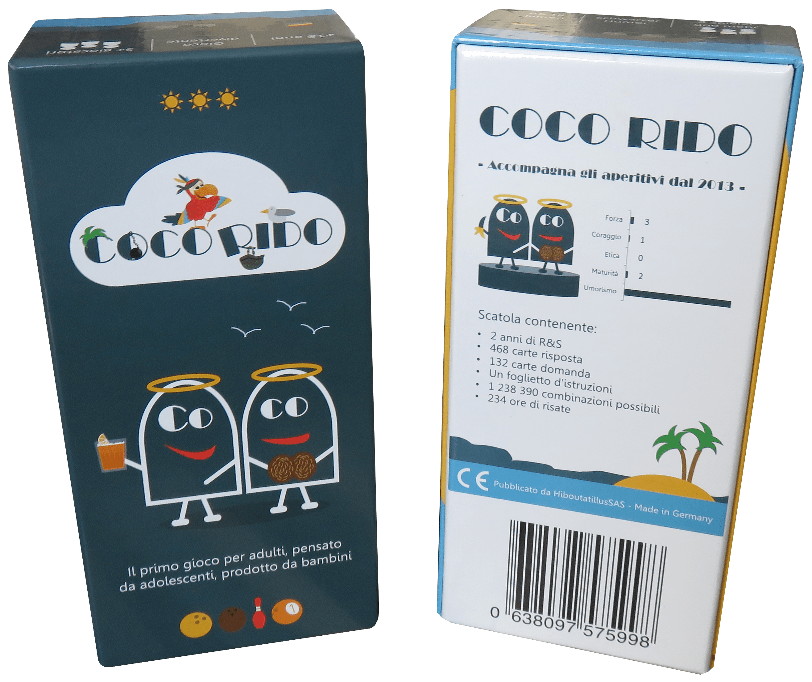 Immagine che illustra la scatola di Coco Rido il gioco principale